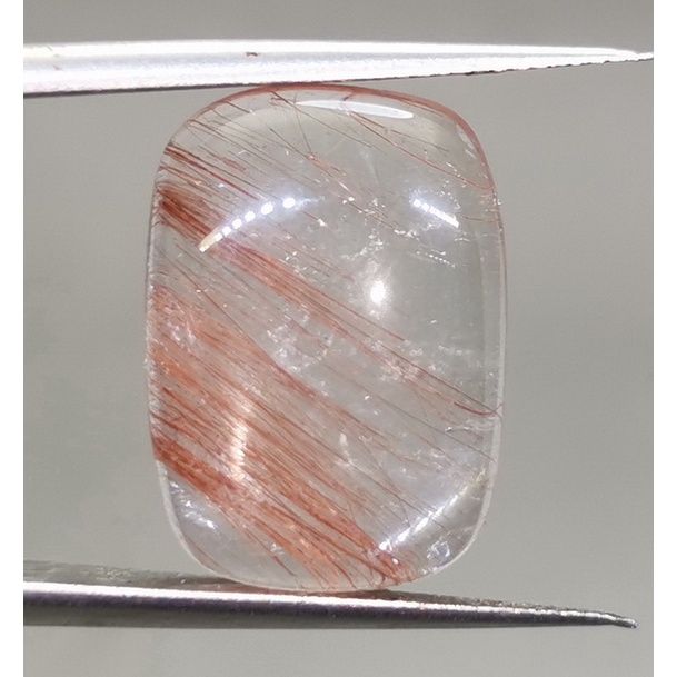 Batu Akik Antik Kecubung Rambut Merah bagus Asli