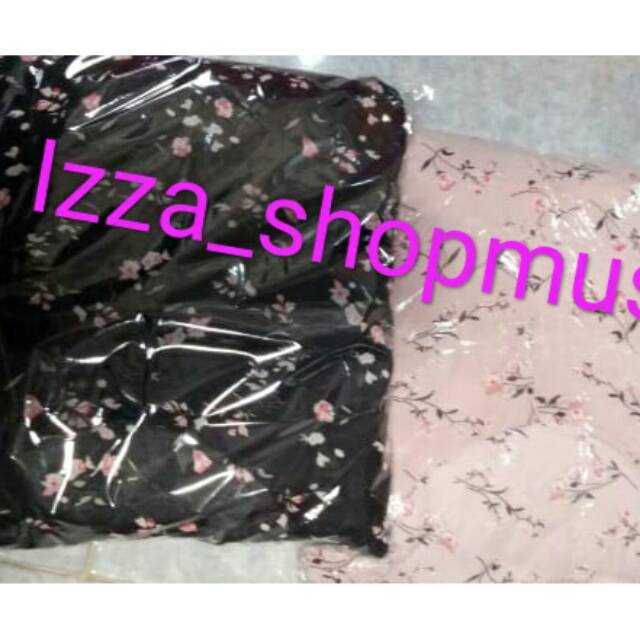 GAMIS KIRANA HITAM CERUTTY BABYDOLL ULTIMATE ORI BY ARRAFA SYARI