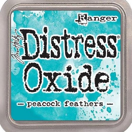 

:::::::] Distress oxide Peacock feathers