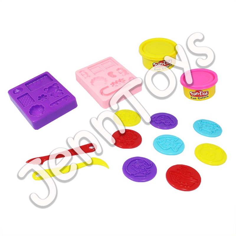 JennToys - Mainan Anak Dough Set Mainan Edukasi FunDoh Murah Mainan edukatif - FUN DOH SWEET CANDY