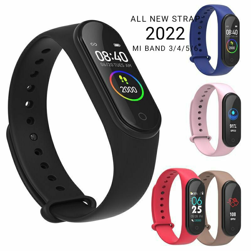 Strap Mi Band 3/4/5/6 Tali Pengganti Mi Band 3/4/5/6 Polos