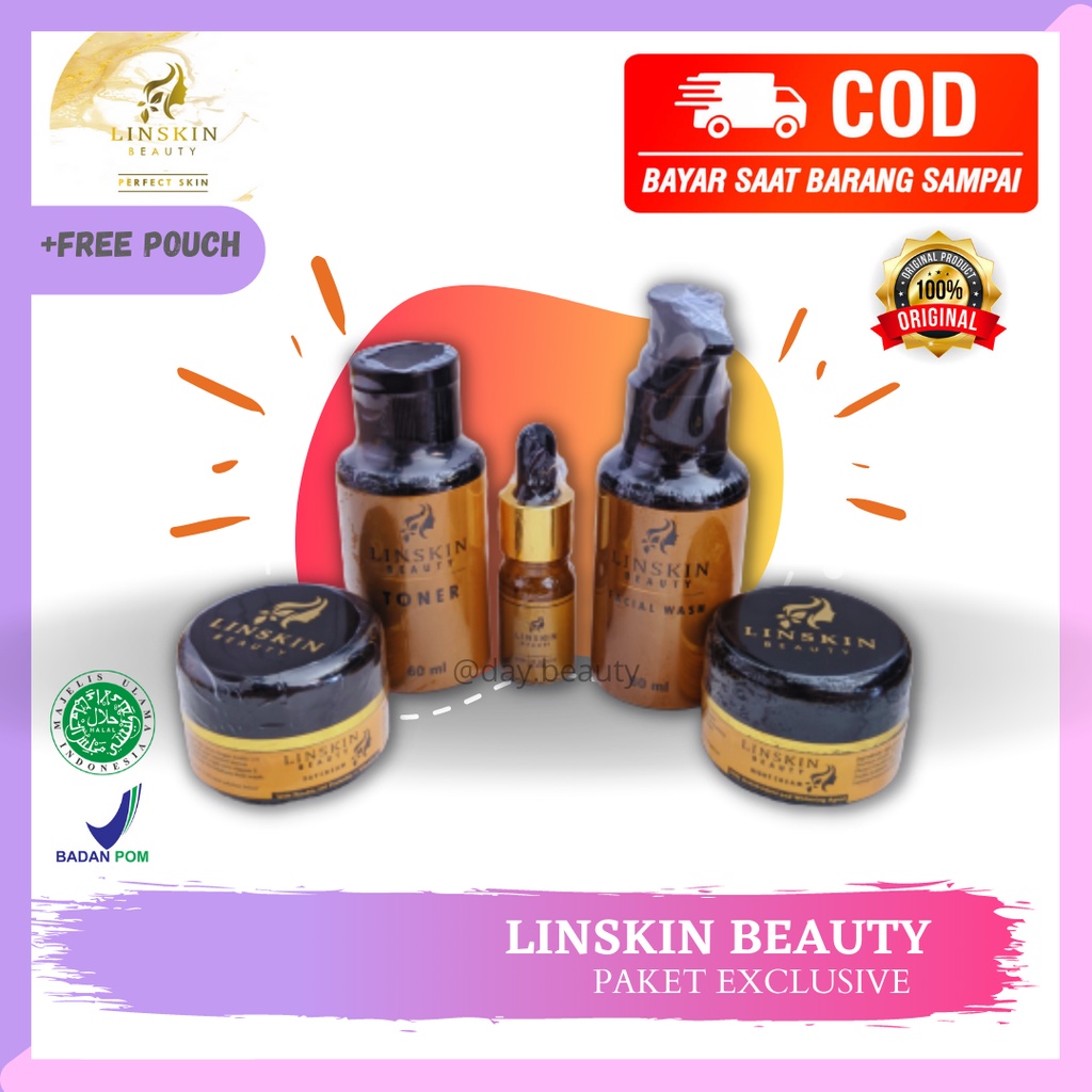 LINSKIN BEAUTY SKINCARE Paket Exclusive Original Bpom