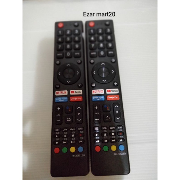 REMOTE TV CHANGHONG LCD/LED SMART TV ANDROID YOUTUBE NETFLIK L32H4