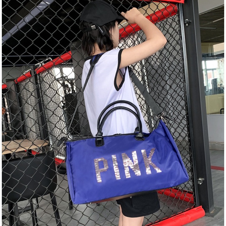 BJ81898 - BLACK/PINK/RED/ROSEGOLD - TAS TRAVEL GYM WANITA FASHION IMPORT MODIS ELEGAN TERMURAH TERLARIS TERBARU BAGSTORE JAKARTA TAS BATAM GT1898