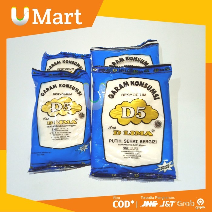 

U Mart - Garam Halus BESAR 380gr Garem Masak Beryodium