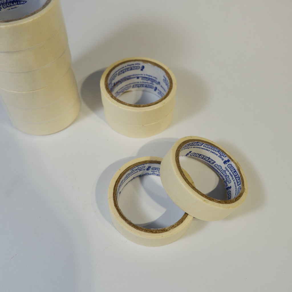 

(1 SLOP=10 PCS) ISOLASI KECIL GOLDTAPE KERTAS | ALHAZEN_BS