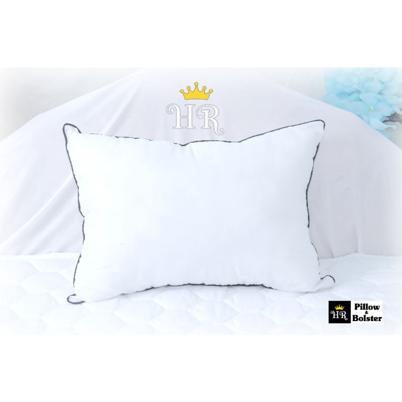 Bantal Hotel/Bantal Mewah/Bantal Mevvah/Bantal Putih/Bantal Tidur/Bantal Mixrotex/Bantal Elegan/Bantal 45*65cm/Bantal Silikon/Bantal Resleting/Bantal HR pillow &amp; Bolster see we