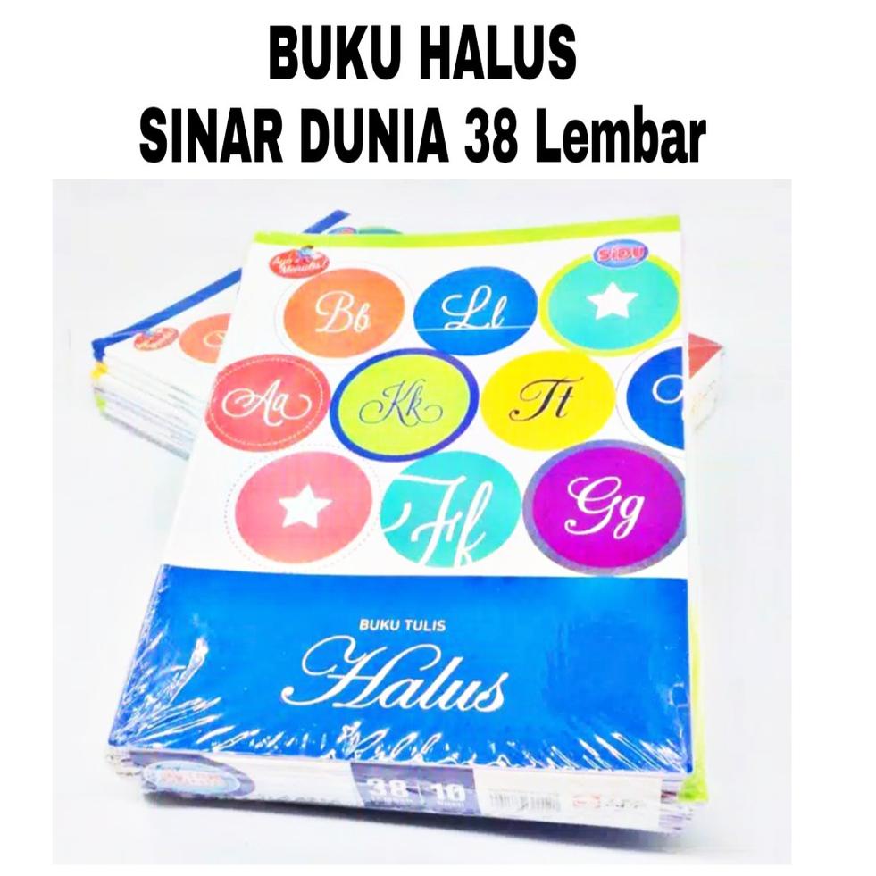 

(W-AUQ ♥☞>) Buku Tulis Halus Sinar Dunia 38 lembar||premium