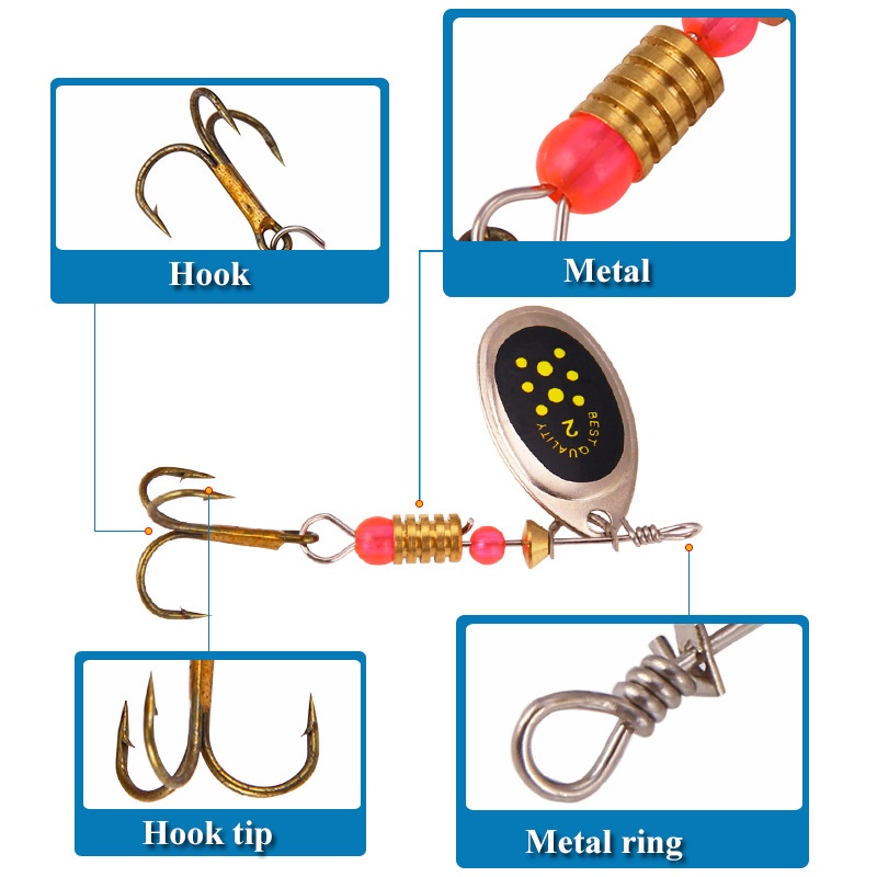 Lure For Fishing Jigging Micro Spoon Lure Floating Lure pro z gawky Jig SwimBait Lure Fishing Lure Spinner Bait 1Pcs Feather Hooks CrankBait Fishing Gear Fish bait Umpan tajiki Jig Fishing Accessories Fishing Bait Buzz Bait Lure Fishing Bait Set Gewang