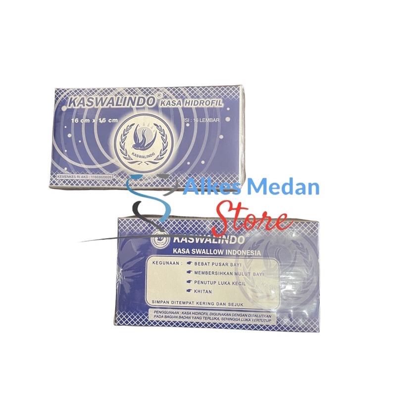 KASA KOTAK 16X16cm SWALLOW BIRU/KAIN KASA 16PCS/KOTAK