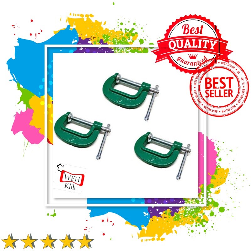 Catok klem clamp kayu C