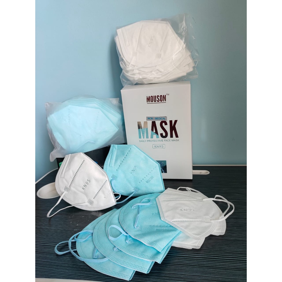 Masker  Mouson KN95 5ply Per Box  Isi 50 Pcs