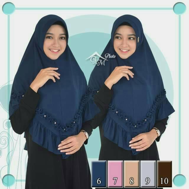 Hijab Bergo Arini Jilbab Kerudung Instan Jumbo Cantik