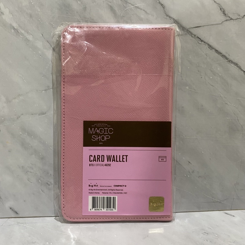 READY OFFICIAL BTS card wallet muster japan official 2019 magic shop 5th