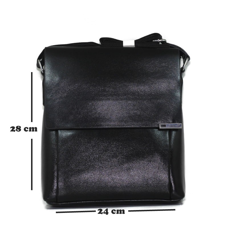 Tas Selempang Pria Import Branded MontBlanc 6820-2 Black