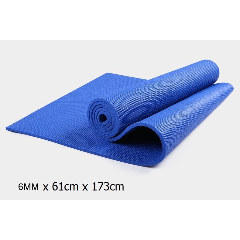 Matras Yoga Premium Pvc Tebal 5Mm Import Alas Yoga Matt Anti Slip Tidak Licin Free Tasmatras