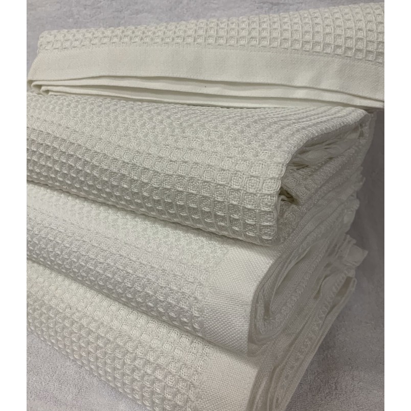 ￣ Aec Provensprei - Selimut Bulu Polos Dongzhi Kualitas Terbaik ❉ WK911  Hotel Kain Wafel Tenun Pu