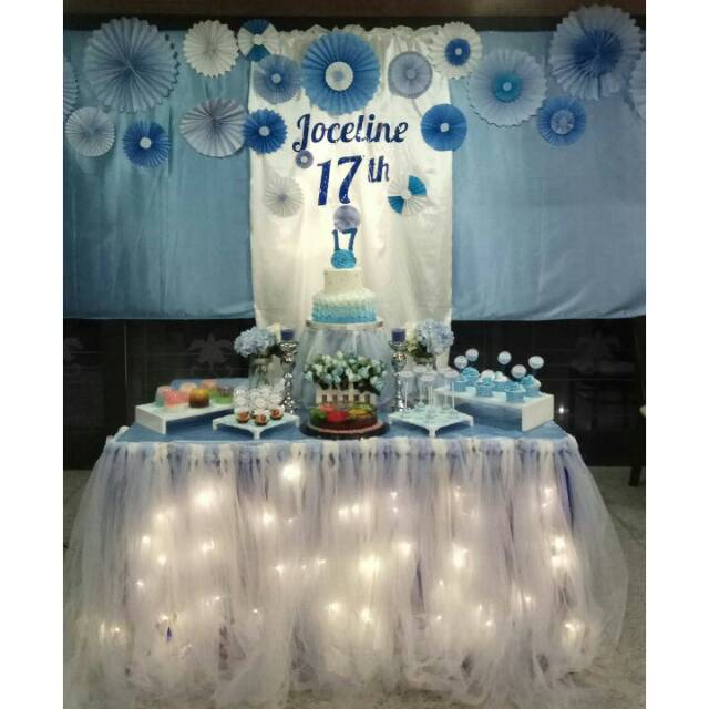 Dessert Table Sweet Seventeen 17th Shopee Indonesia