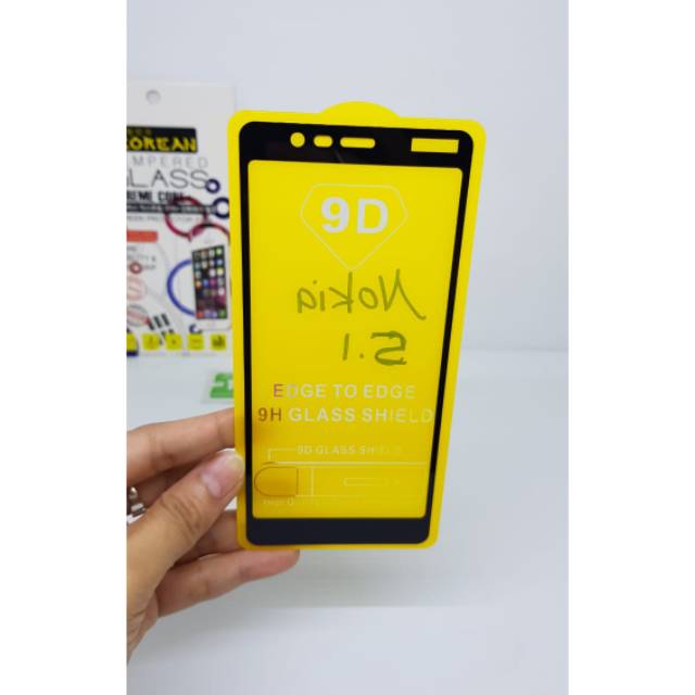 KOREAN Tempered Glass Nokia 5.1 5.5 inch TG 5D Nokia 5.1 FULL SCREEN Guard FULL GLUE Anti Gores Kaca