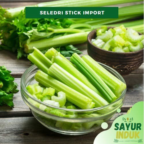 

Sayur Induk - Seledri Stick Import 0.7 - 1 Kg Per Pack Fresh Grade A Celery