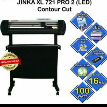 

Mesin Cutting Sticker Jinka 721 XL Pro 2 New LED Contour Cut