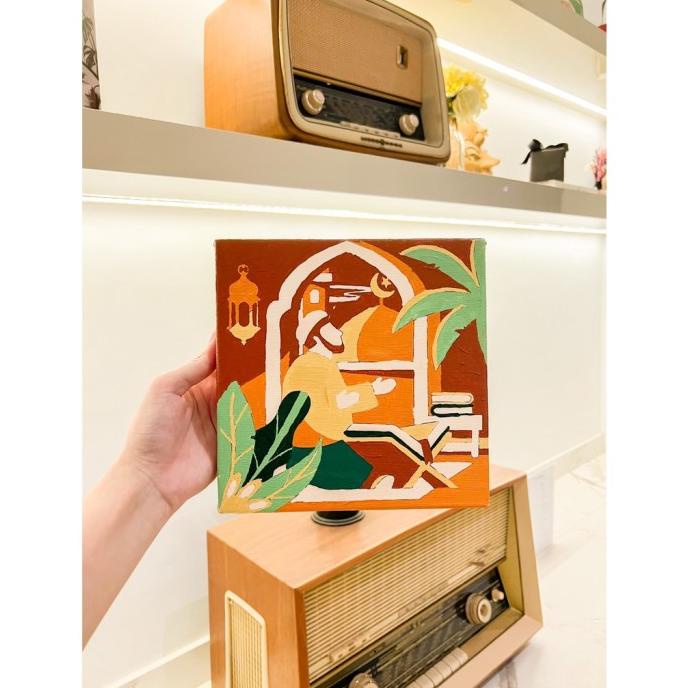 

Paint By Number [Faith] | Bypainters | 20X20Cm Canvas | Painting Kit Termurah