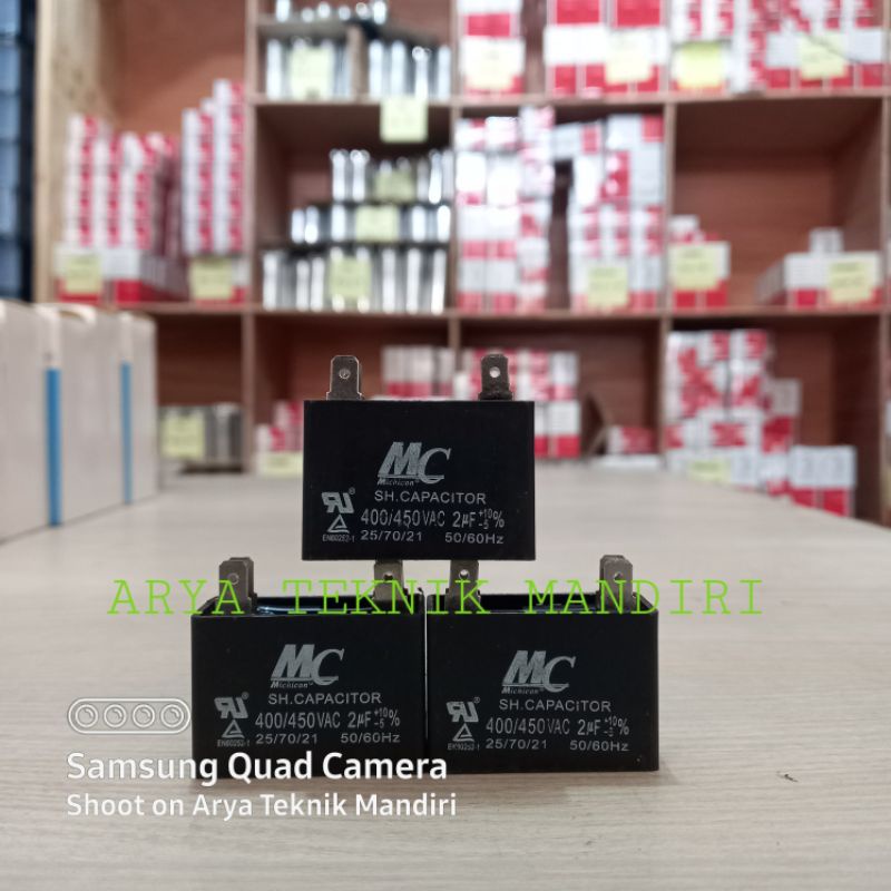 Kapasitor Kipas Outdoor Ac 2uf