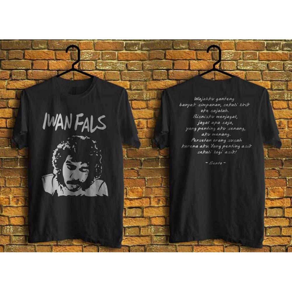 Kaos Iwan Fals Kaos Bento Kaos Iwan Fals Bento Katun Halus