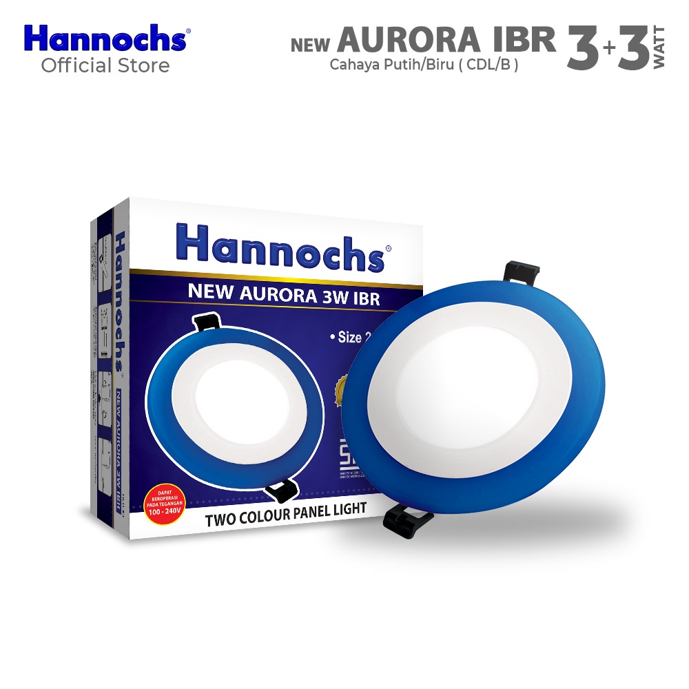 Hannochs New Aurora 3 Watt IBR CDL - Cahaya Putih