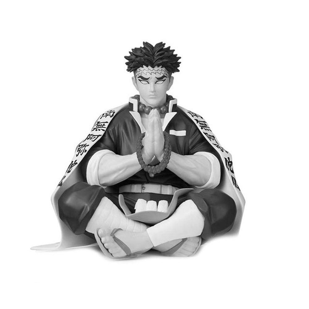 Lanfy Action Figure Demon Slayer Iguro Obanai Shinazugawa Sanemi Kimetsu No Yaiba Himejima Kyoumei Eat Rice Ball Kanroji Mitsuri