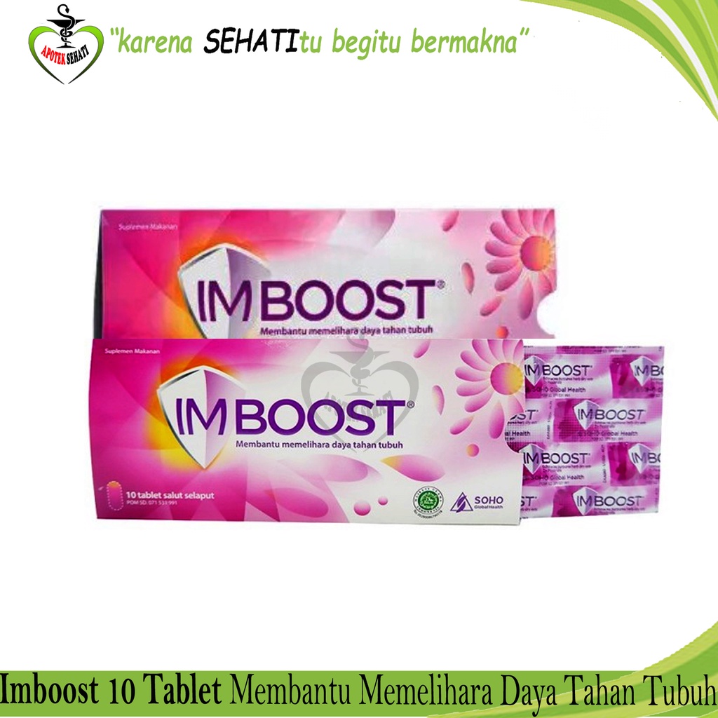 All Varian Imboost Tablet Imun Suplemen Daya Tahan Tubuh Im Boost Extra Vit C D