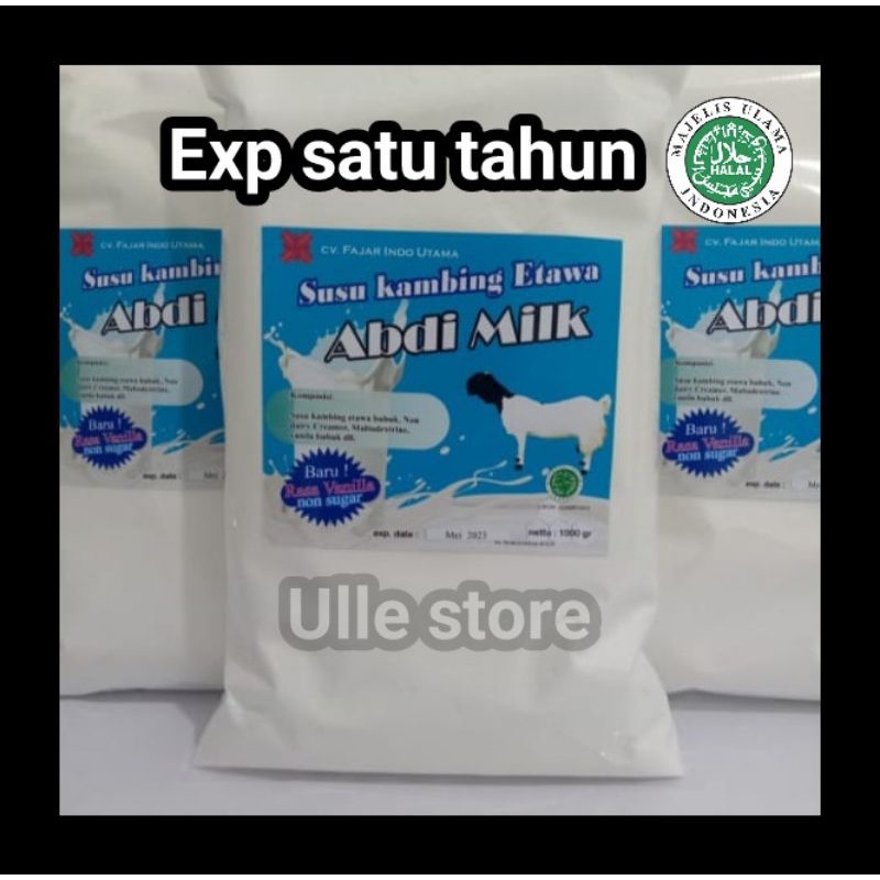 

Susu Kambing Ettawa Bubuk Curah Grade 2 - Rasa Vanila Non sugar