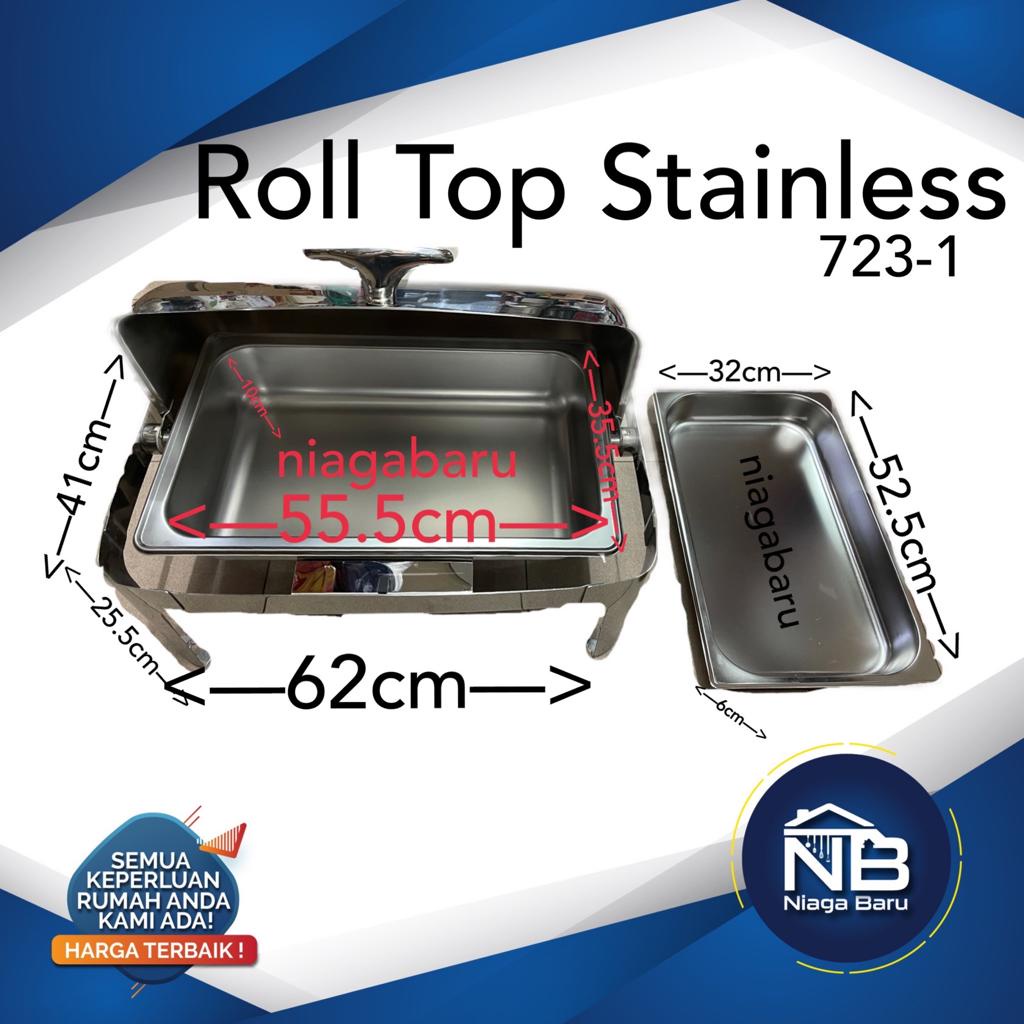 Jual Pemanas Rolltop Liter Segi Roll Top Prasmanan Chafing Dish Hotel Shopee Indonesia