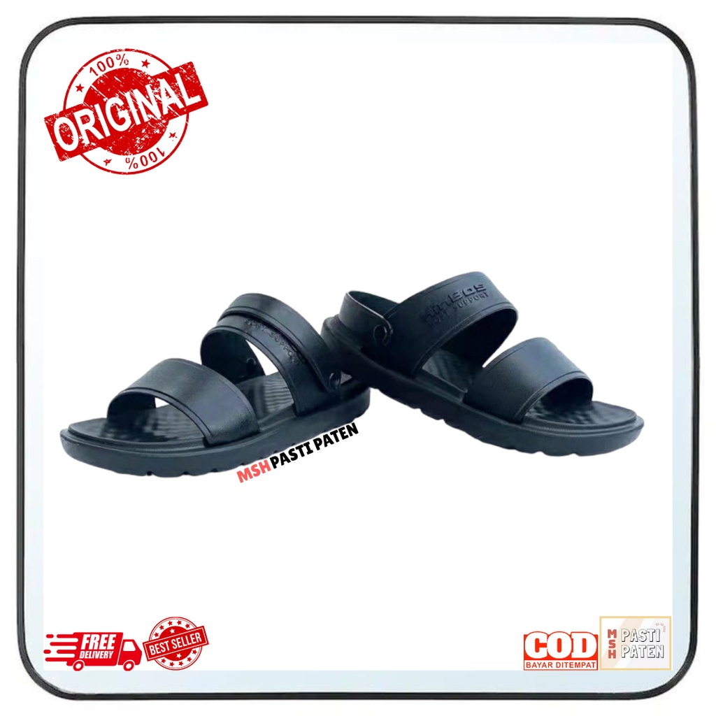 Sandal tali belakang pria Sandal rangke Sandal karet Sandal gunung karet ori kinbos k9678 size 40-44