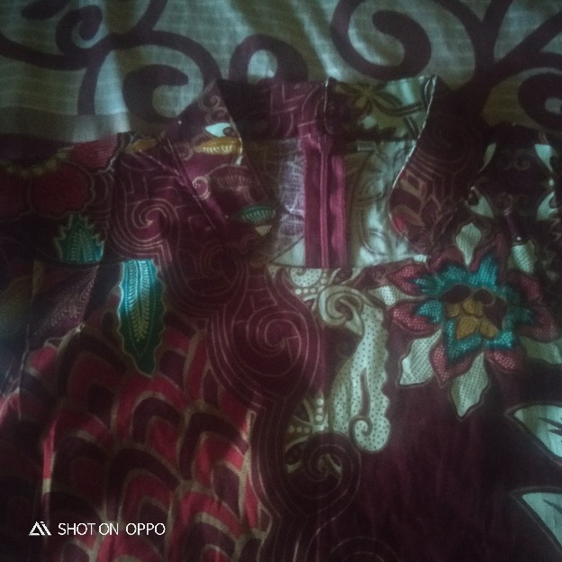 Atasan Blouse Batik Wanita Big Size 569