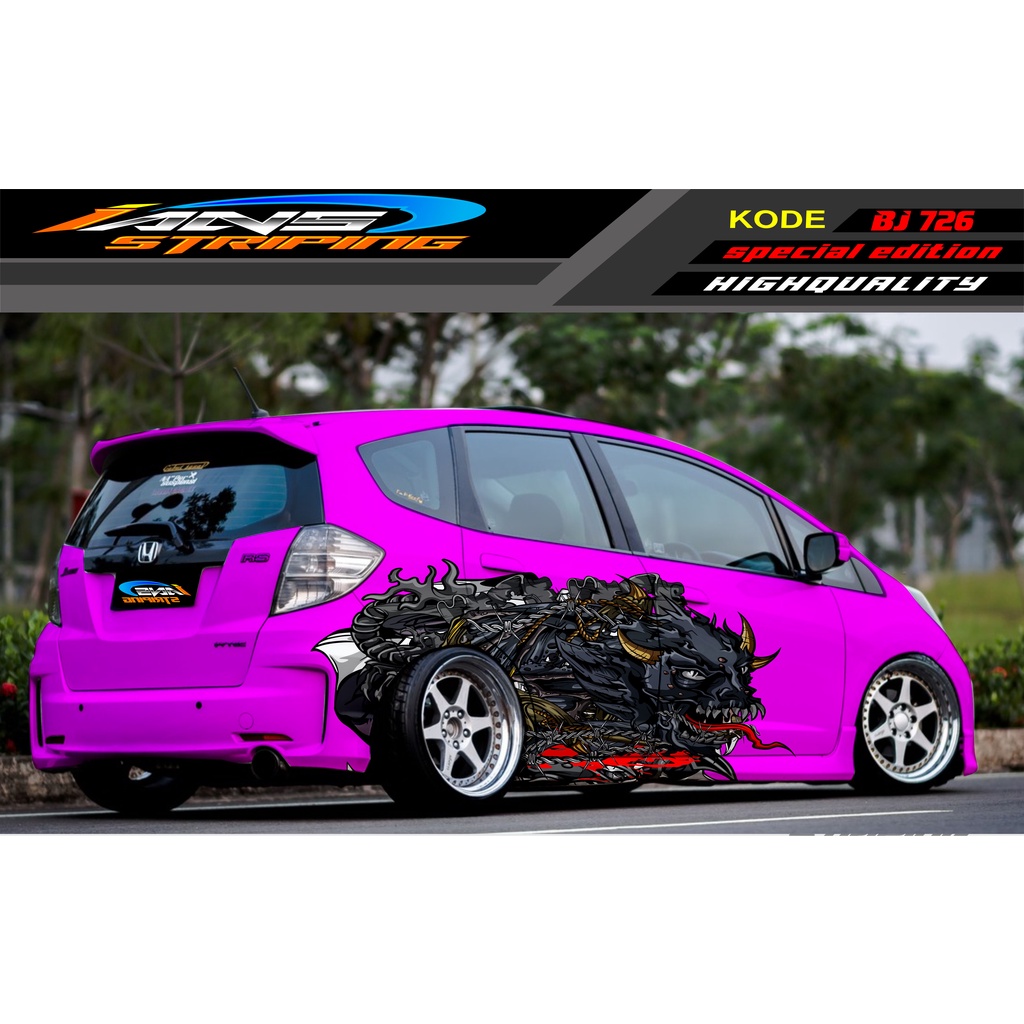 STICKER MOBIL HONDA BRIO / JAZZ RS / MOBILIO / AGYA / YARIS / ATOS / STICKER MOBIL