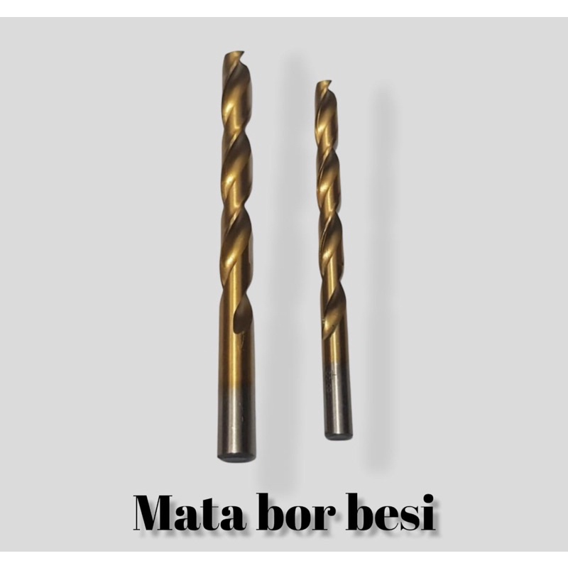 Mata bor besi 8mm dan 10mm gold