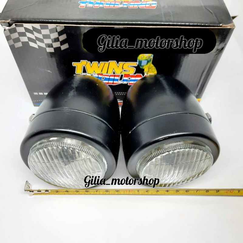 Lampu depan Cb japstyle Klasik Double Lampu depan japstyle doubel rxking cb ninja vixion Megapro