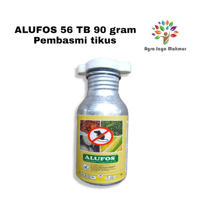 OBAT TIKUS ALUFOS 56 TB 90 gram/tablet pembasmi tikus/rodentisida/obat kutu ham beras/pil tikus sawa