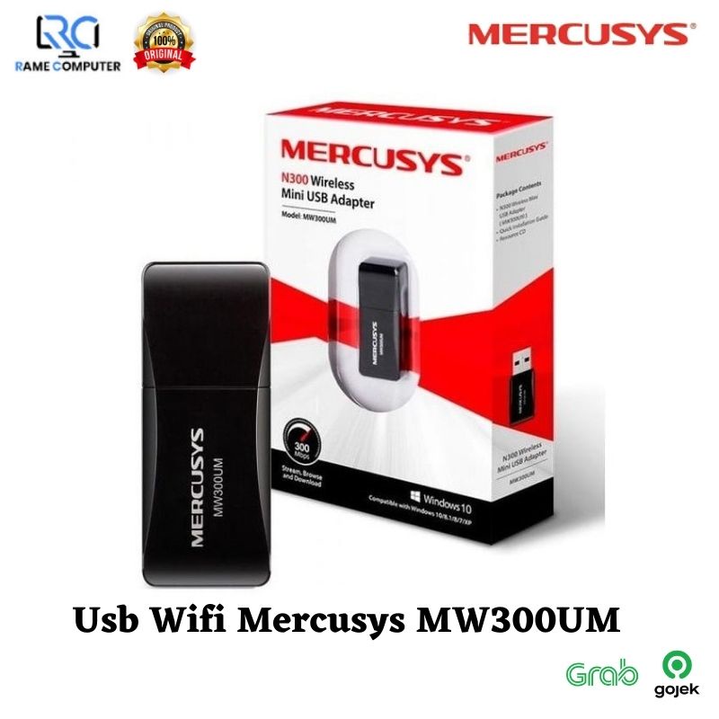 Usb Wifi Mercusys MW300UM 300Mbps Wireless Adapter