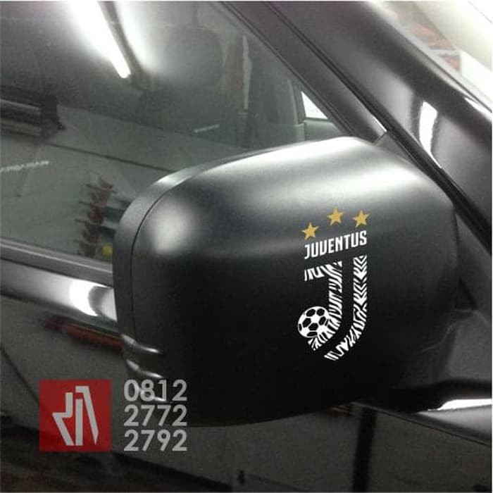 Hot Sale Cutting Sticker Mobil Logo Juventus Zebra Spion Stiker