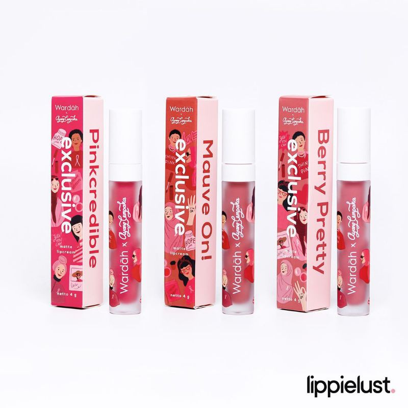 WARDAH EXCLUSIVE MATTE LIP CREAM X AYANG CEMPAKA