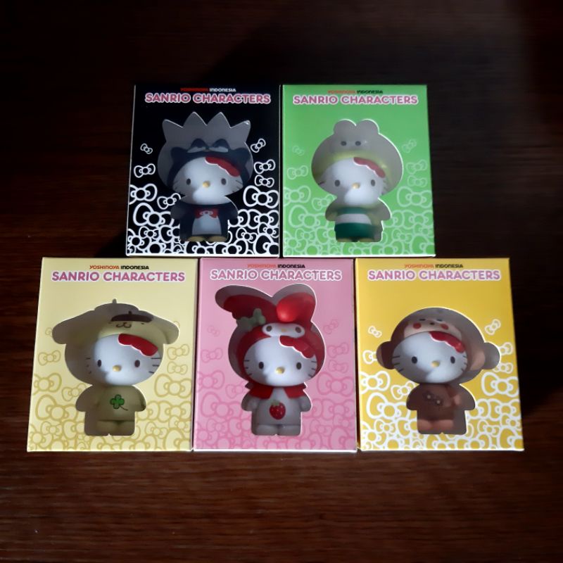 ION Figure Hello Kitty Sanrio Yoshinoya Set 5 Pcs