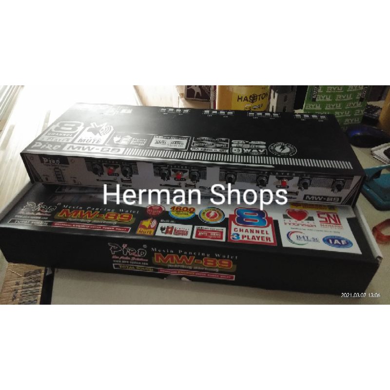 AMPLI WALET PIRO MW 89 AMPLIFIER PIRO MW89 ORIGINAL PLAYER ANTI PETIR