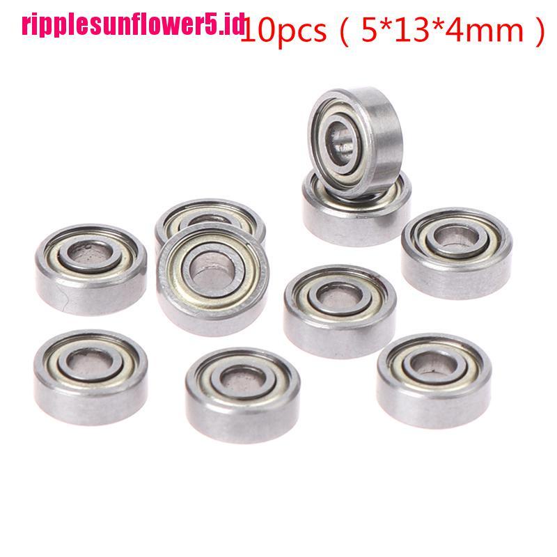 10pcs 695ZZ Bola Bearing deep groove Bahan carbon steel