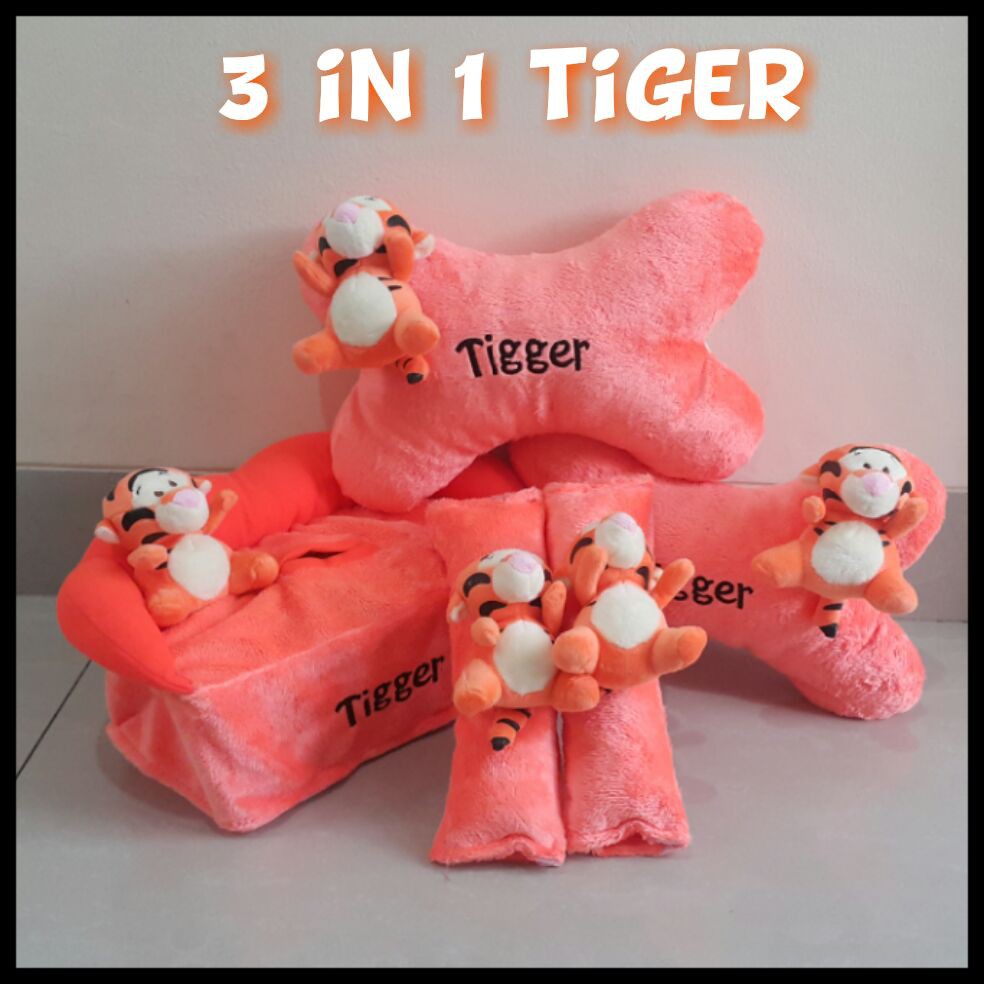 Bantal Accesories Mobil Tiger