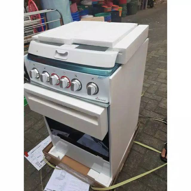 WINN GAS Kompor Standing 4 Stove + Oven W 5060 A (Semi Otomatis) / KOMPOR OVEN, RESTORAN, CAFE