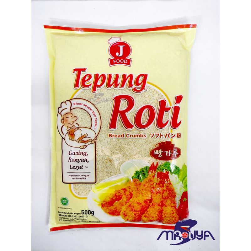

Panko Tepung Roti Bread Crumb Putih JFood 500g - E131