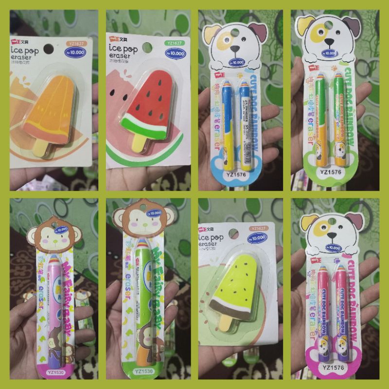

Penghapus eraser karakter
