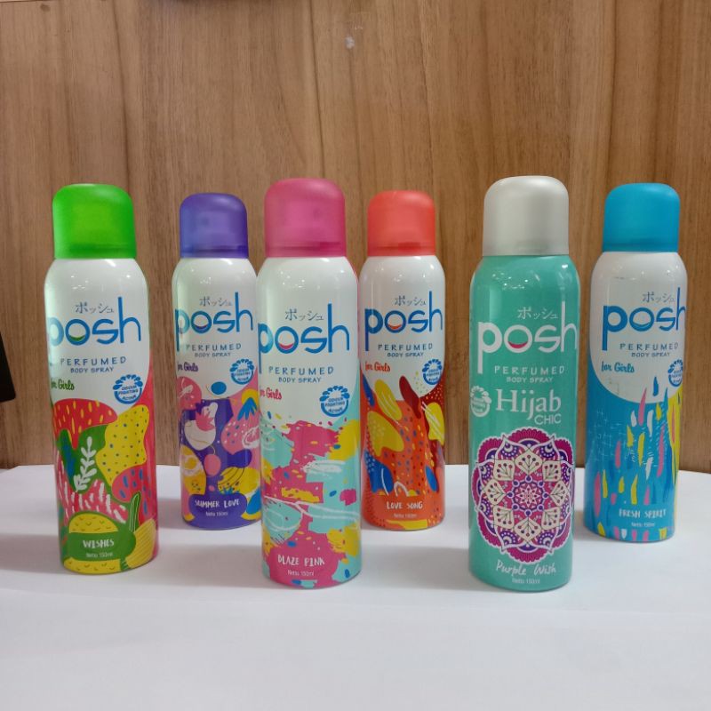 PERFUMED BODY SPRAY POSH . 150ML